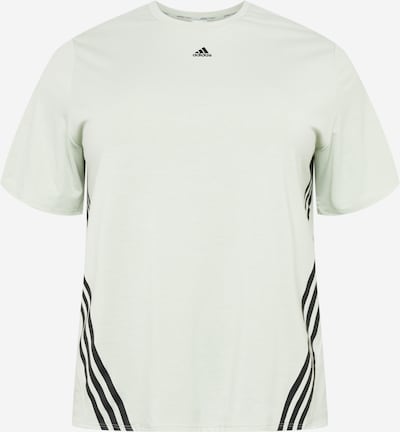 ADIDAS SPORTSWEAR T-shirt fonctionnel 'Train Icons 3-Stripes ' en gris clair / noir, Vue avec produit