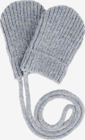 MAXIMO Handschuhe 'BABY-Fausthandschuhe ohne Daumen, Strick' in Blau: Vorderseite