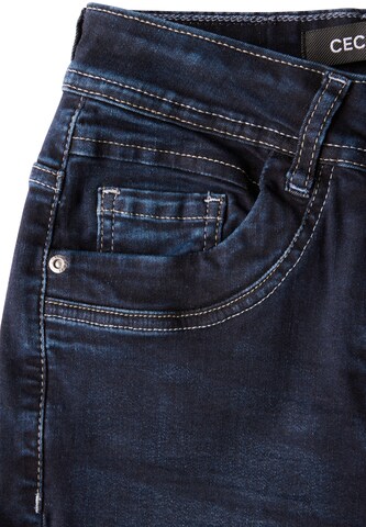 CECIL Slimfit Jeans im Slim Fit in Blau