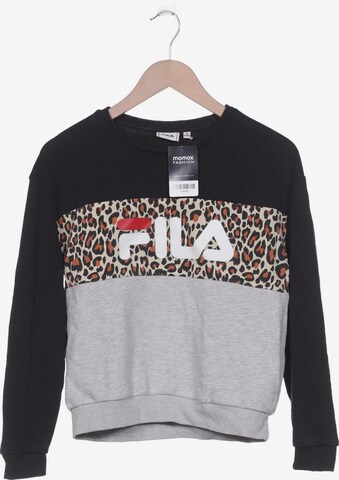 FILA Sweatshirt & Zip-Up Hoodie in S in Black: front