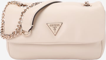 Sac à bandoulière 'SUNETRA' GUESS en beige : devant