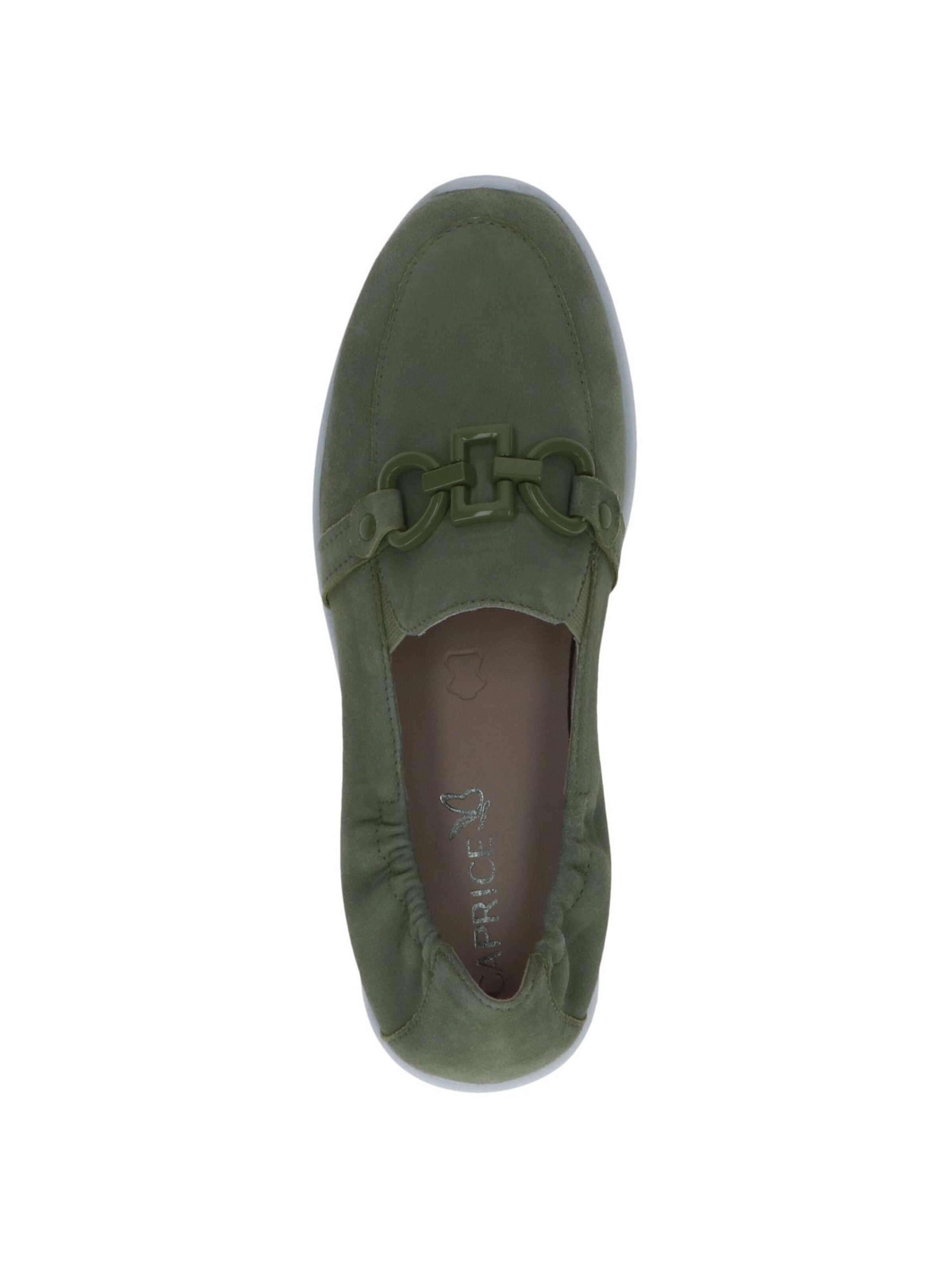 CAPRICE Classic Flats in Green