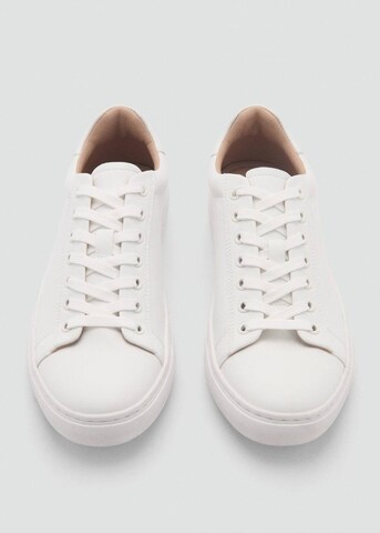 MANGO MAN Sneakers in Weiß