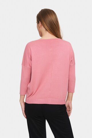 Cardigan 'Mila' SAINT TROPEZ en rose