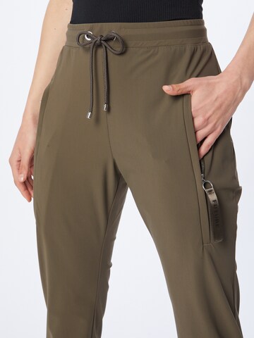 MAC Slim fit Pants 'FUTURE' in Brown