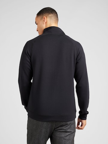 Casual Friday Zip-Up Hoodie 'Sigurd' in Black