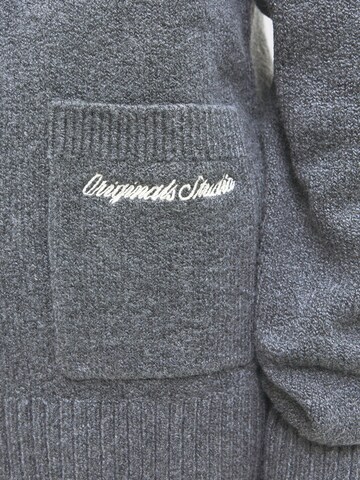 Jack & Jones Junior Strickjacke in Grau