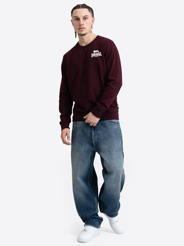 LONSDALE Sweatshirt 'LONGRIDGE' in Rood