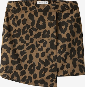 NAME IT - Falda 'NKFBELATE' en marrón: frente