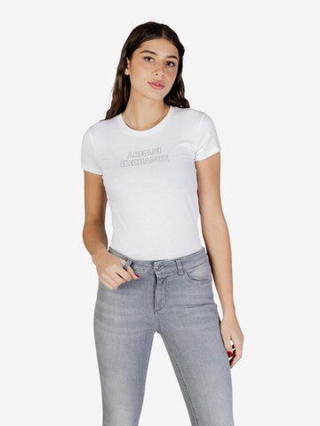 Top 'XW002293 AF17173' di ARMANI EXCHANGE in bianco: frontale