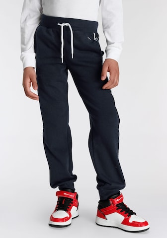 Champion Authentic Athletic Apparel Tapered Sportbroek in Blauw: voorkant