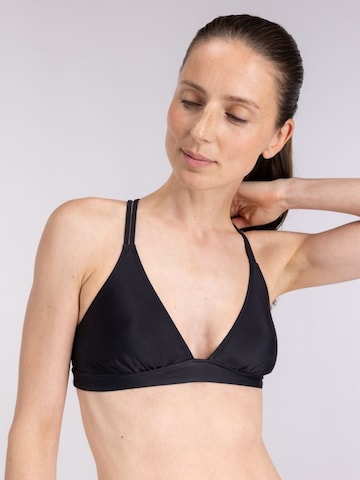 WALLIEN Sportbikinitop in Schwarz