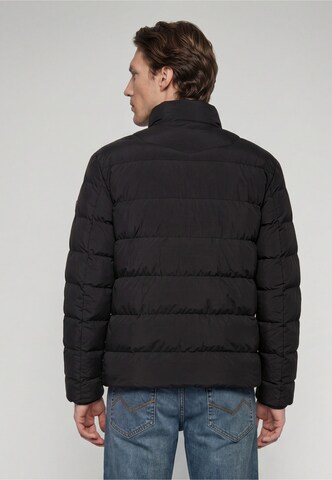 INDICODE JEANS Winterjas 'Dalmars' in Zwart