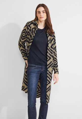 STREET ONE Between-Seasons Coat in Blue: front