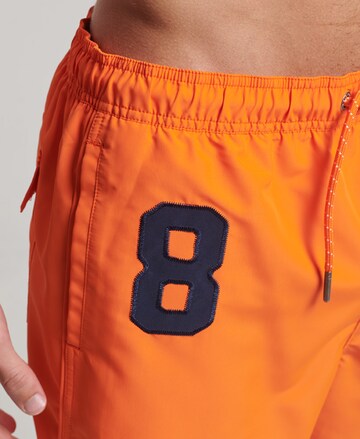 Superdry Badeshorts in Orange