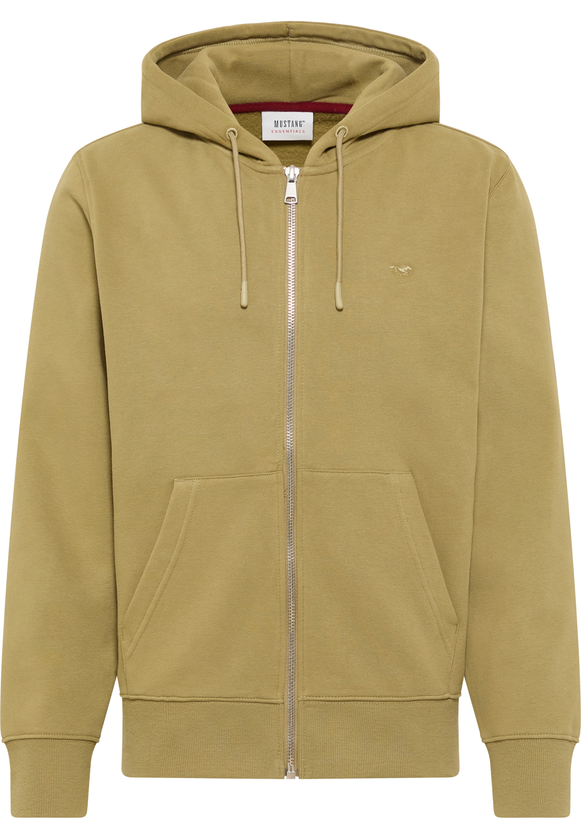 MUSTANG Sweatshirt ' Brighton ' in Grün: Vorderseite