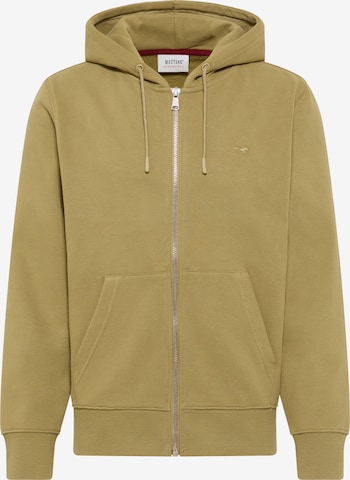 MUSTANG Sweatshirt ' Brighton ' in Grün: Vorderseite