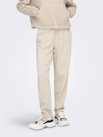 Regular Pantalon 'ONPLounge' ONLY PLAY en beige : devant