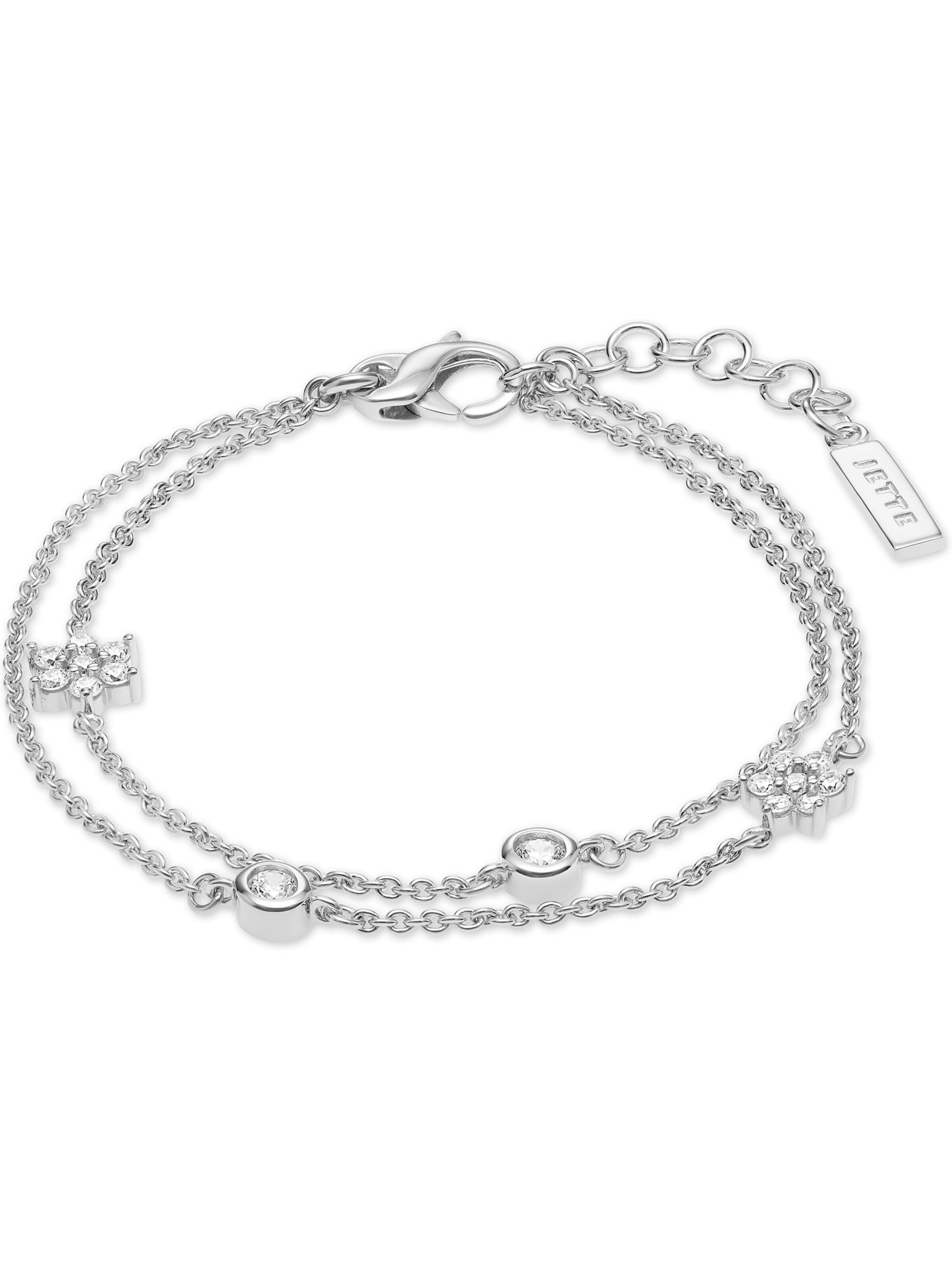 JETTE Armband in Silber: Vorderseite
