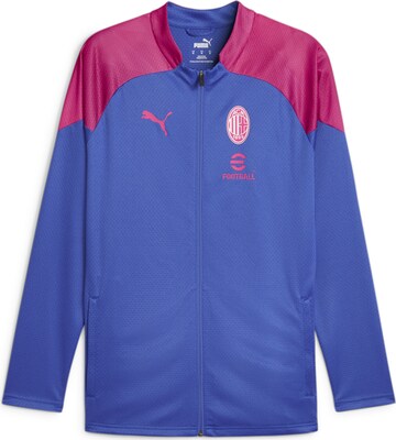 PUMA Athletic Jacket 'AC Milan' in Blue: front