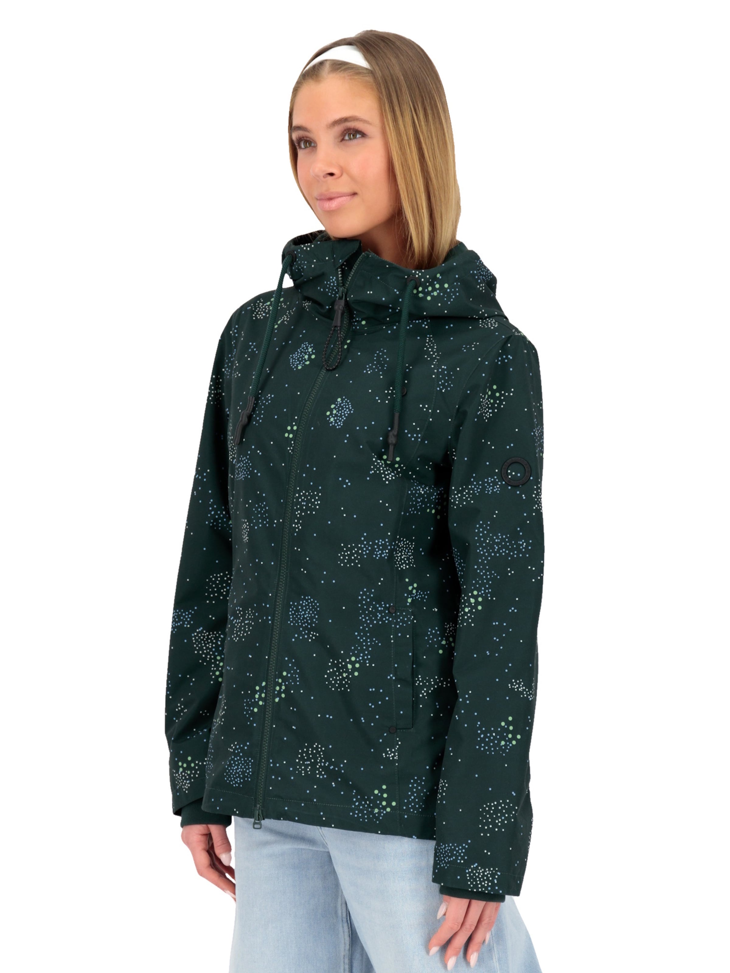 Giacca di mezza stagione 'LilouAK B' di Alife and Kickin in verde: frontale