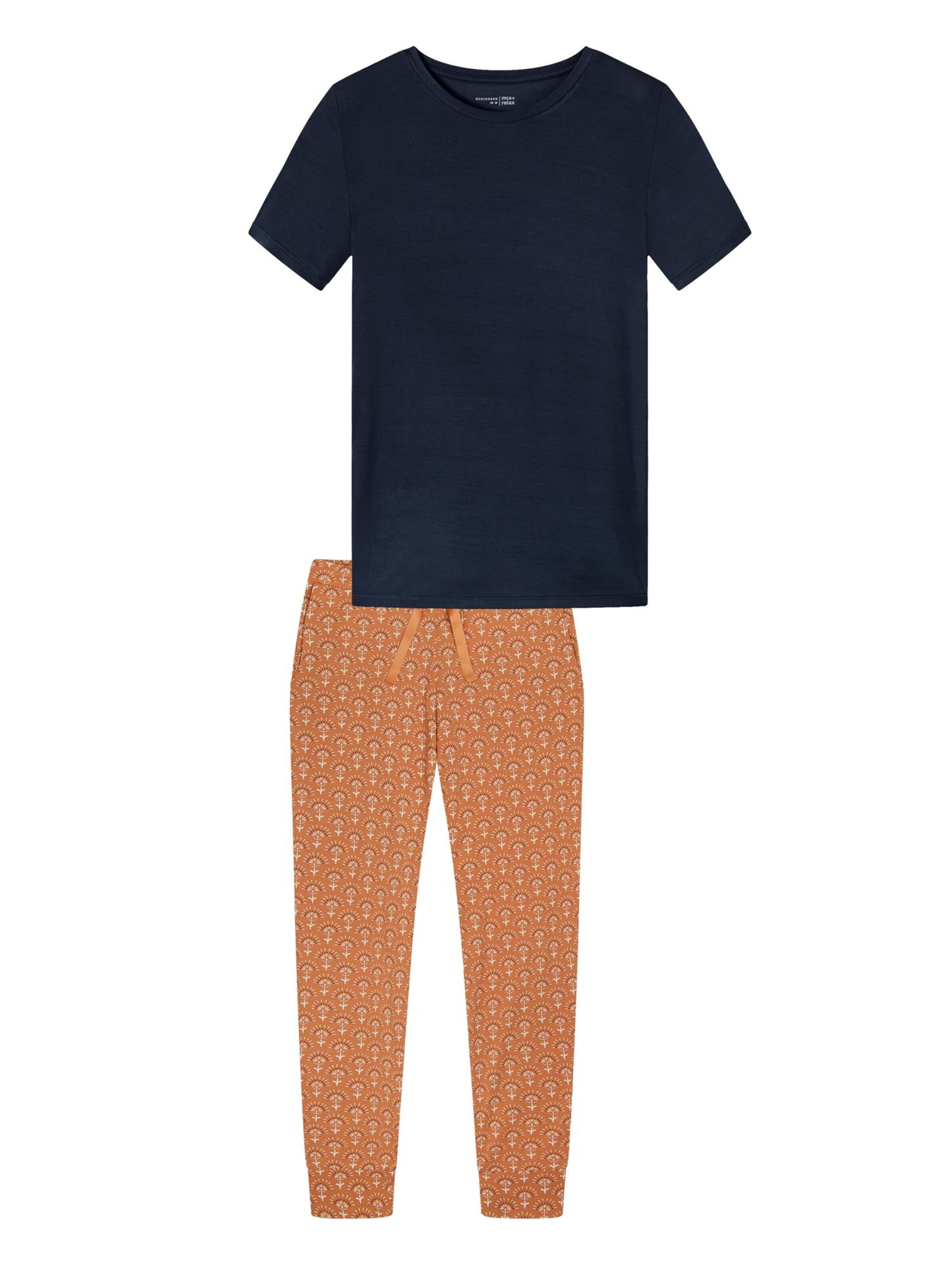 SCHIESSER Pyjama 'Mix & Relax'‌‌‌‌‌‌ in XS/Regular in mischfarben, Produktansicht