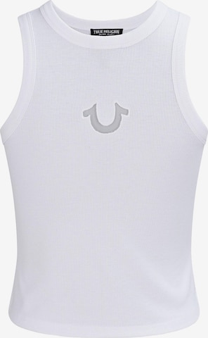 Haut 'Horseshoe' True Religion en blanc : devant