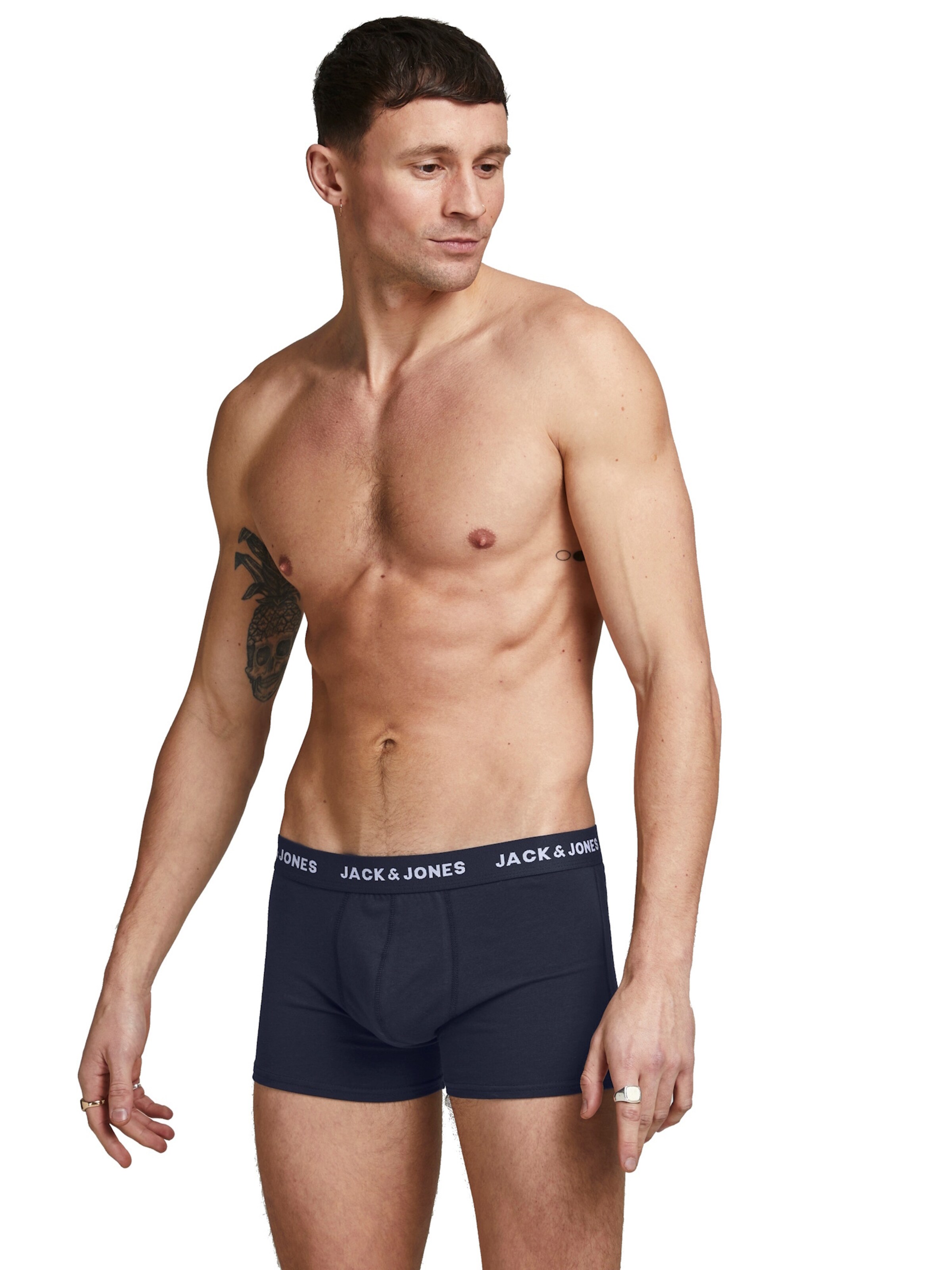 JACK & JONES Trunks 'Solid' 10er Pack in Blau