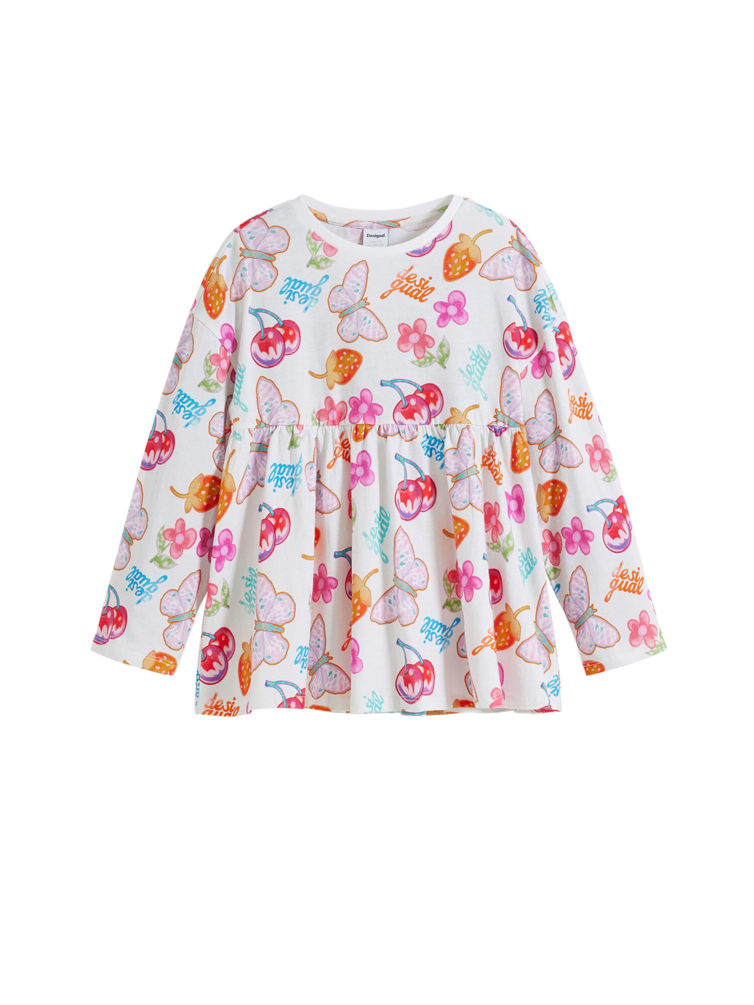 Desigual Μπλουζάκι σε λευκό: μπροστά