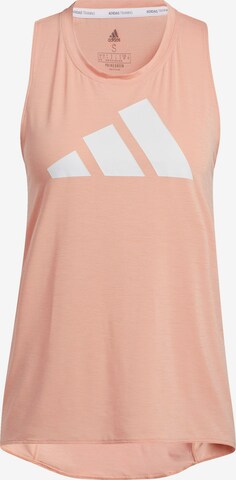 ADIDAS PERFORMANCE - Top deportivo en rosa: frente