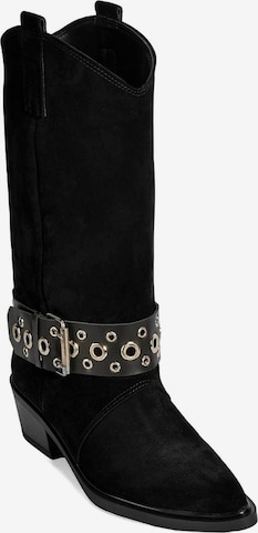 Desa - Botas 'Stiefel' en negro: frente