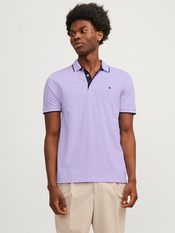 Tricou 'JJPaulos' de la JACK & JONES pe mov: față