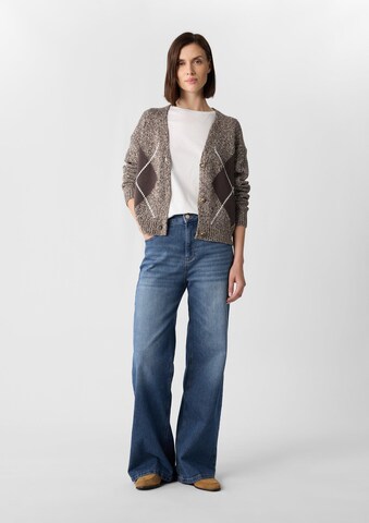 COMMA Strickjacke in Braun