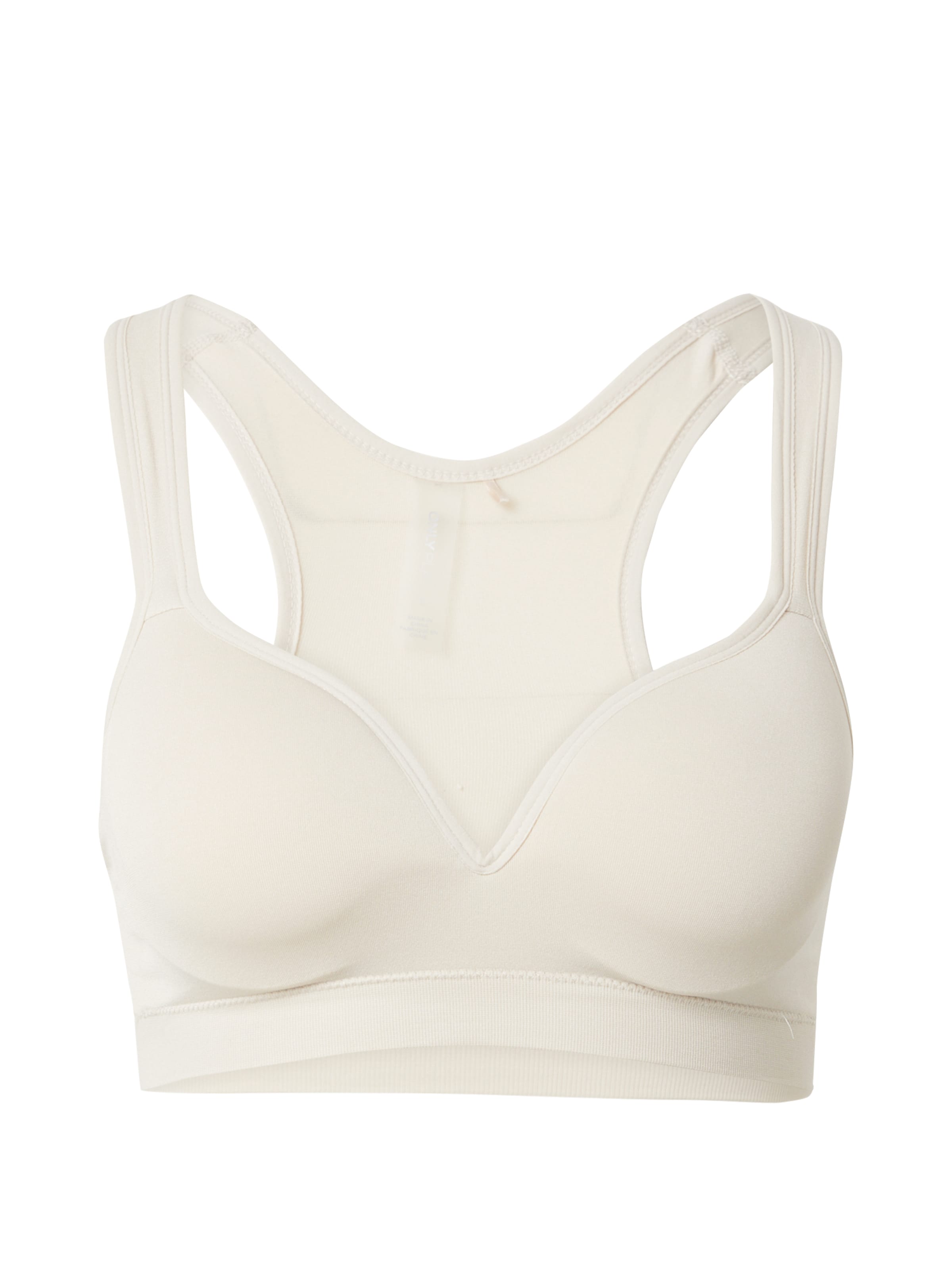 Sutien sport 'Martine' de la ONLY PLAY pe gri: față