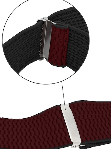 Fabio Farini Hosenträger 'X Form' in Lila