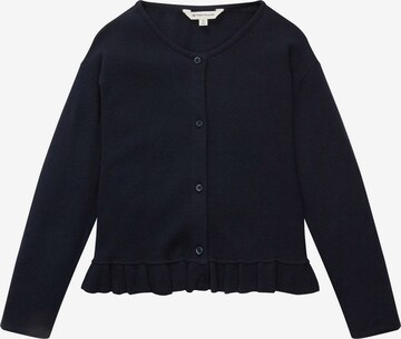 TOM TAILOR Knit Cardigan in Blue: front