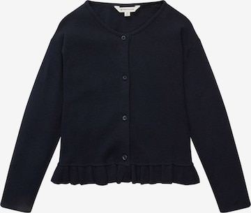 TOM TAILOR Knit Cardigan in Blue: front
