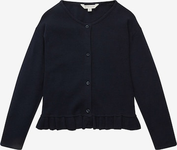 Cardigan TOM TAILOR en bleu : devant