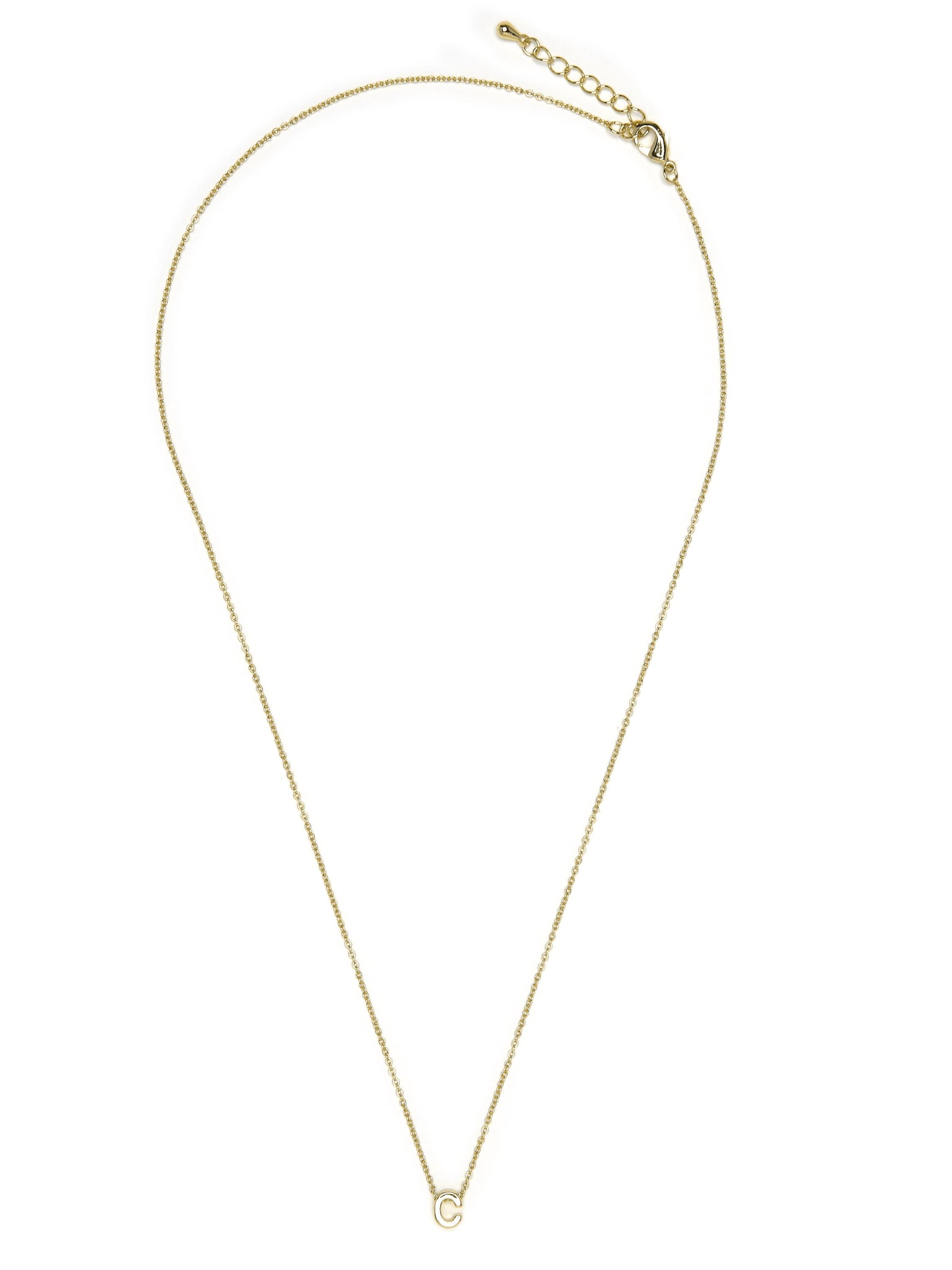 Luxenter - Cadena 'Alphabet C' en oro: frente