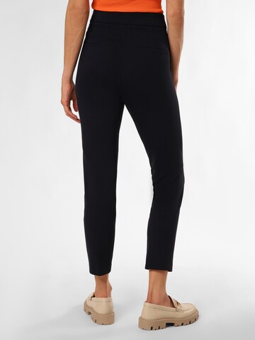 Cambio Skinny Pleat-front trousers 'Scarlet' in Blue