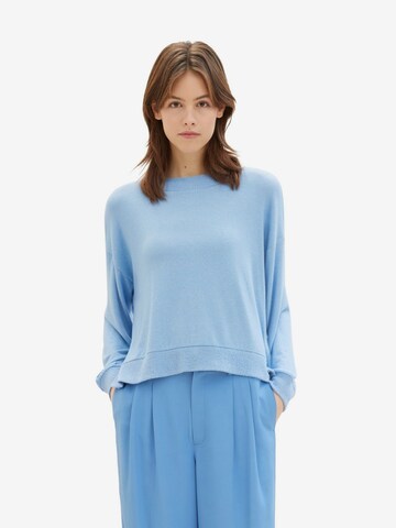 TOM TAILOR Sweatshirt in Blau