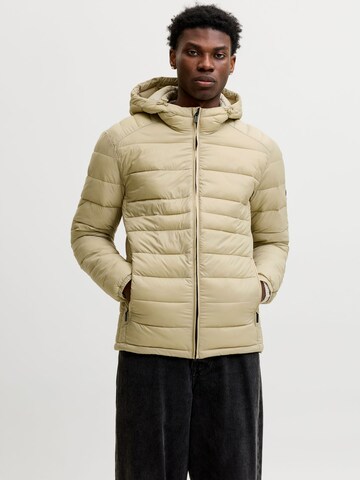 JACK & JONES Between-season jacket 'JJEKingsley' in Beige: front