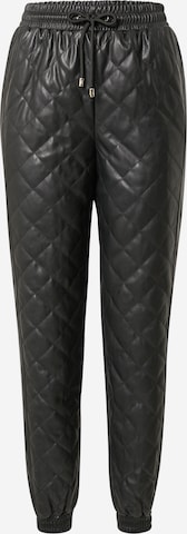 River Island Tapered Pants in Black: front