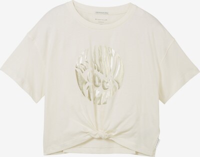 TOM TAILOR Bluser & t-shirts i guld / hvid, Produktvisning