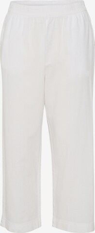 Kaffe Pants in White: front