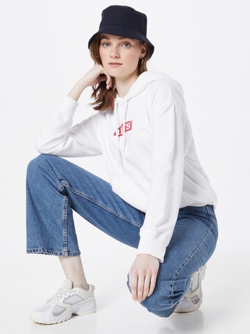 LEVI'S ® Sweatshirt 'Graphic Standard Hoodie' i vit