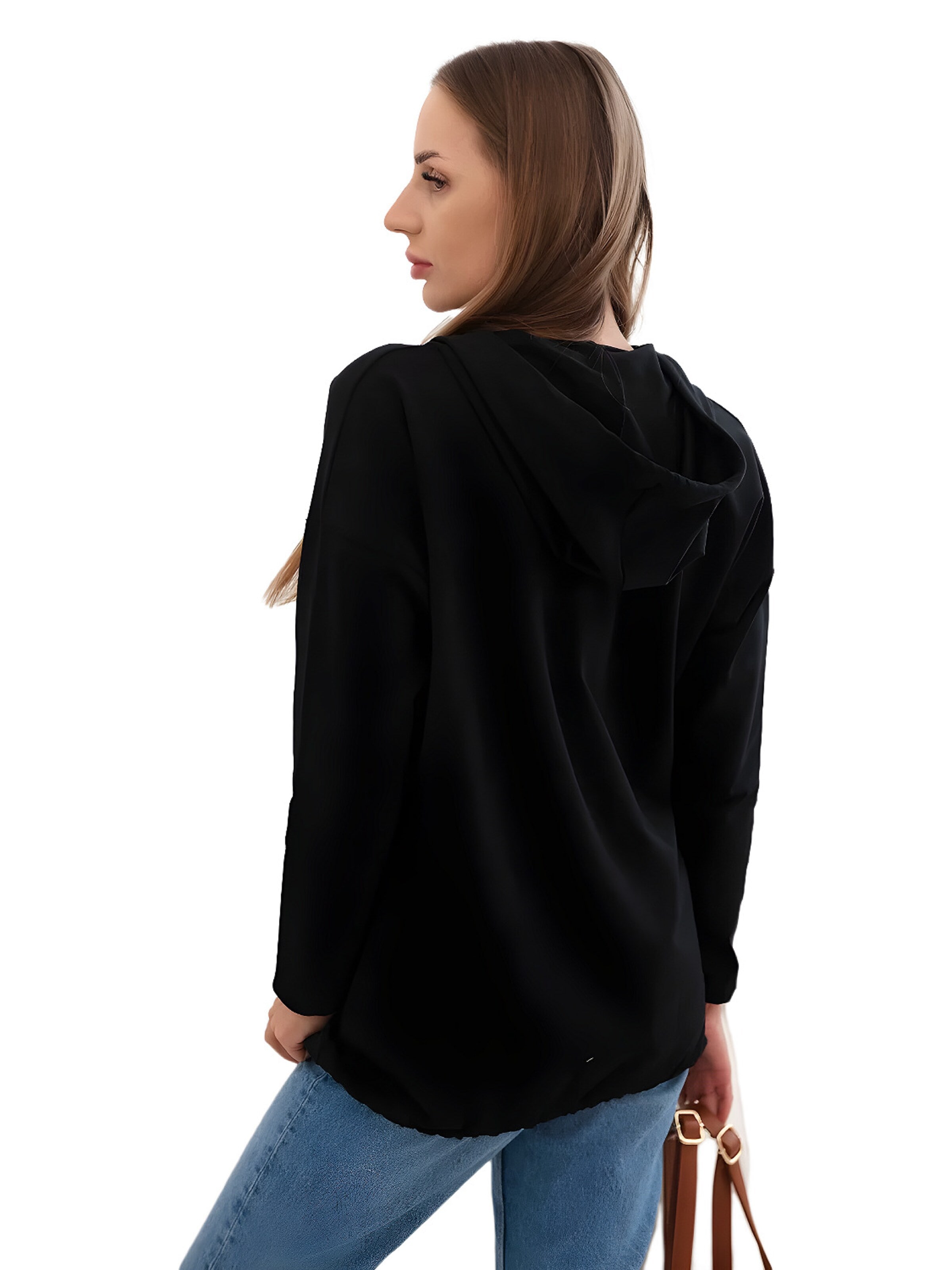 Lumera Bluza rozpinana w kolorze czarny