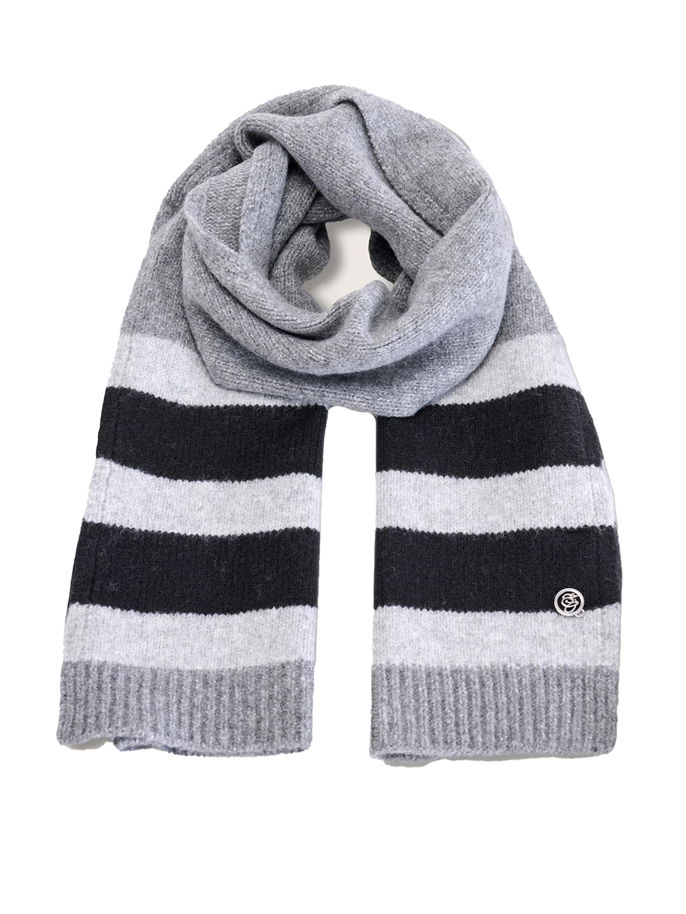 Écharpe Camomilla Italia en gris : devant