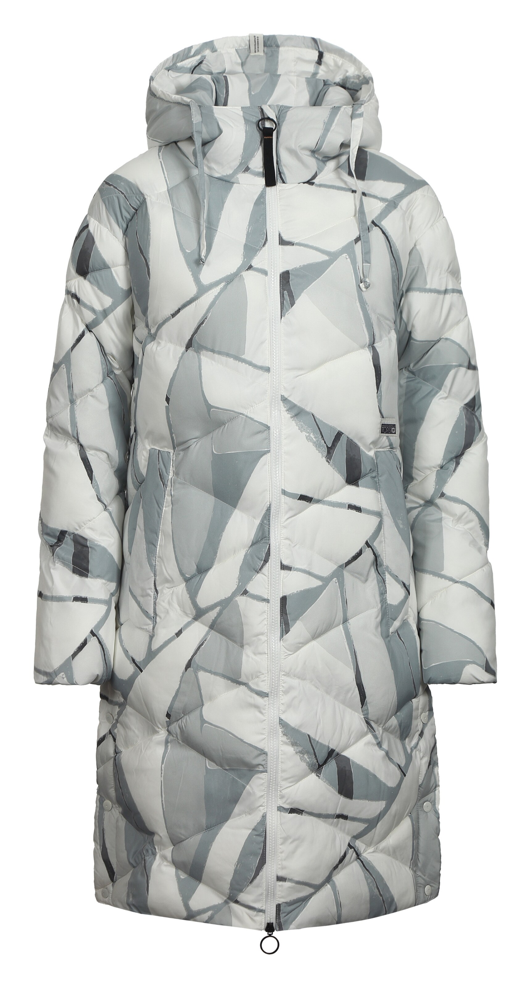 Torstai Outdoormantel 'Chamonix' in Weiß: Vorderseite