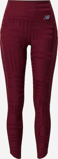new balance Workout Pants in Silver grey / Bordeaux, Item view